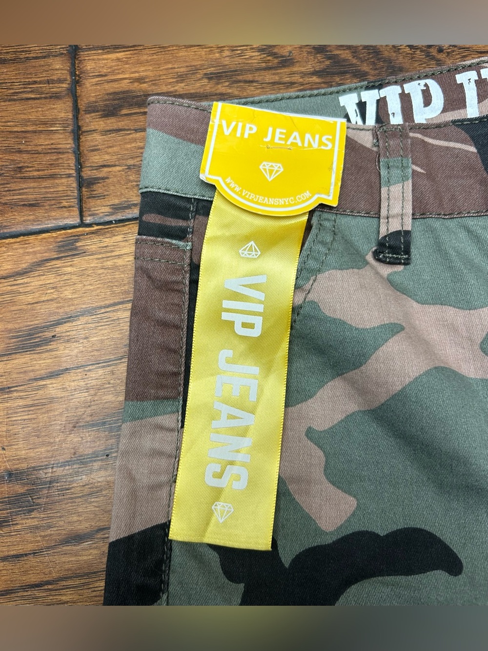 VIP Camouflage Cargo Pants in Green and Brown - Picture 6 of 9
